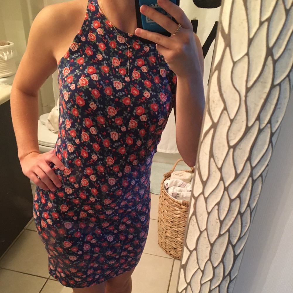 Floral bodycon dress